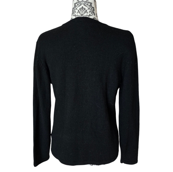 Vintage 90s Susan Bristol wool musical cardigan size medium - Picture 4 of 15